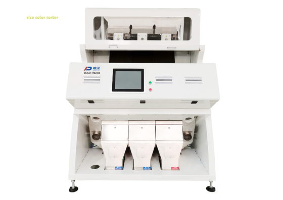 3 exactitude de la machine 99,9% de trieuse de couleur de riz de descendeurs