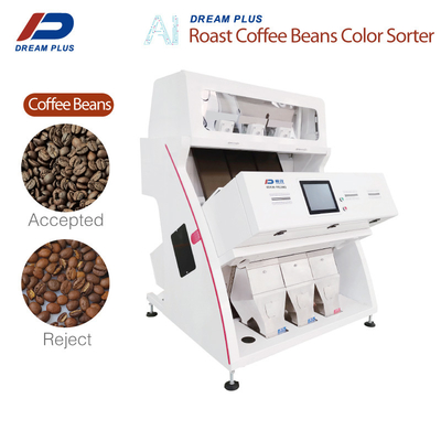 Bean Color Sorter Machine 3 chute le CCD 192 creuse des rigoles l'opération facile