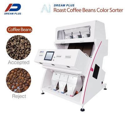 Bean Color Sorter Machine 3 chute le CCD 192 creuse des rigoles l'opération facile