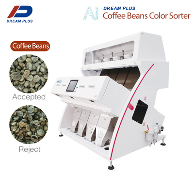 Machine de tri de grains de café avec caméra CCD RGB 4 chutes
