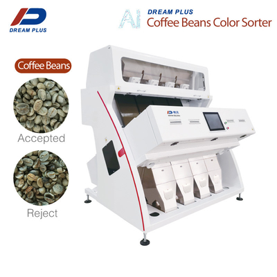 Machine de tri de grains de café avec caméra CCD RGB 4 chutes