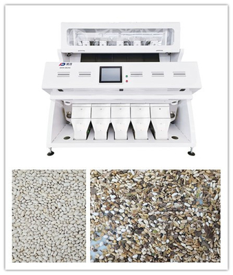 CCD RVB Bean Grain Sorter blanc optique 5 descendeurs 320 canaux