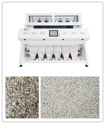 Agriculture Bean Color Sorter High Efficiency de 6 descendeurs