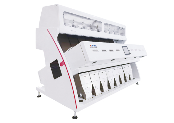 Caméra CCD blanche de Bean Grain Color Sorter With d'agriculture de 8 descendeurs