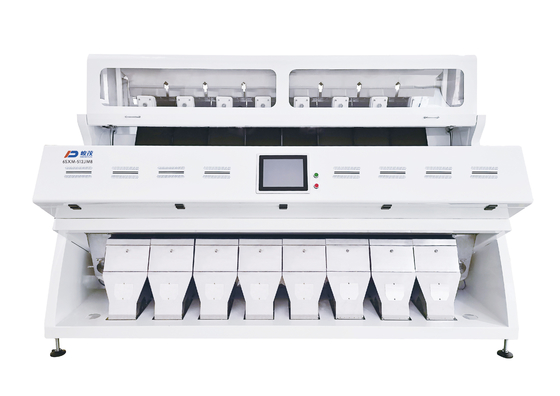 Caméra CCD blanche de Bean Grain Color Sorter With d'agriculture de 8 descendeurs