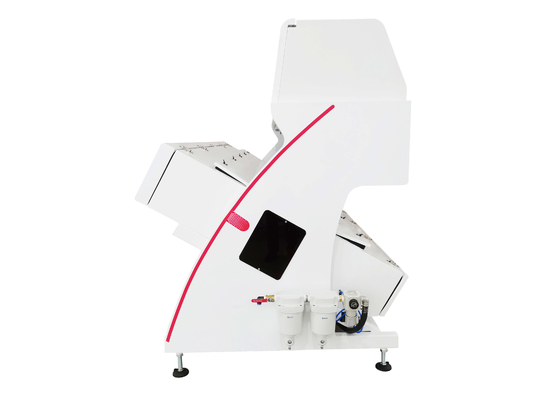 Caméra CCD blanche de Bean Grain Color Sorter With d'agriculture de 8 descendeurs