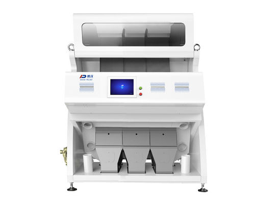Machine de trieuse de couleur de riz de 3 descendeurs pour le verre et le tri en plastique