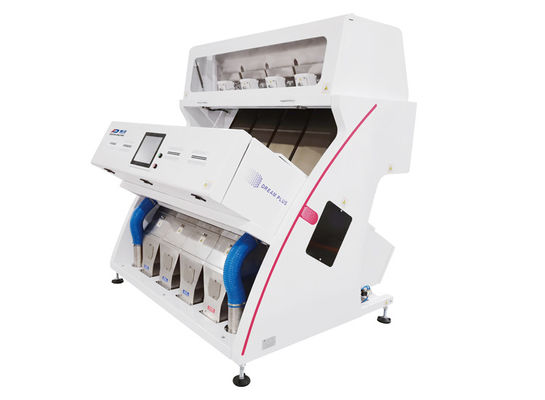 Machine de trieuse de couleur de CCD de la Manche 1500kg/H des descendeurs 256 de Bean Rice 4 de grain d'arachide