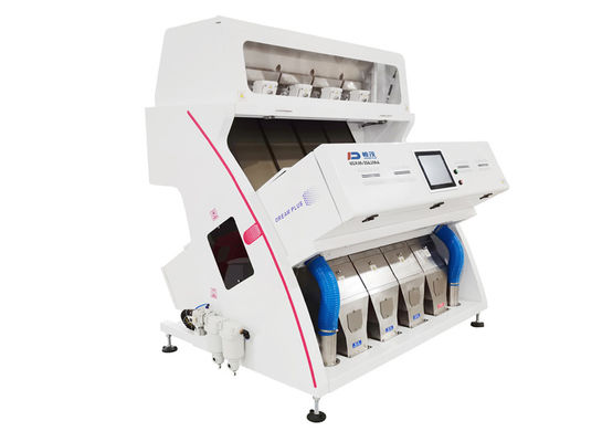 Machine de trieuse de couleur de CCD de la Manche 1500kg/H des descendeurs 256 de Bean Rice 4 de grain d'arachide