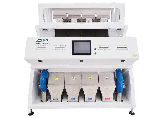 Machine de trieuse de couleur de CCD de la Manche 1500kg/H des descendeurs 256 de Bean Rice 4 de grain d'arachide