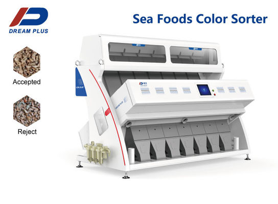 Machine de trieuse de couleur de CCD de la haute définition intelligente pour des fruits de mer