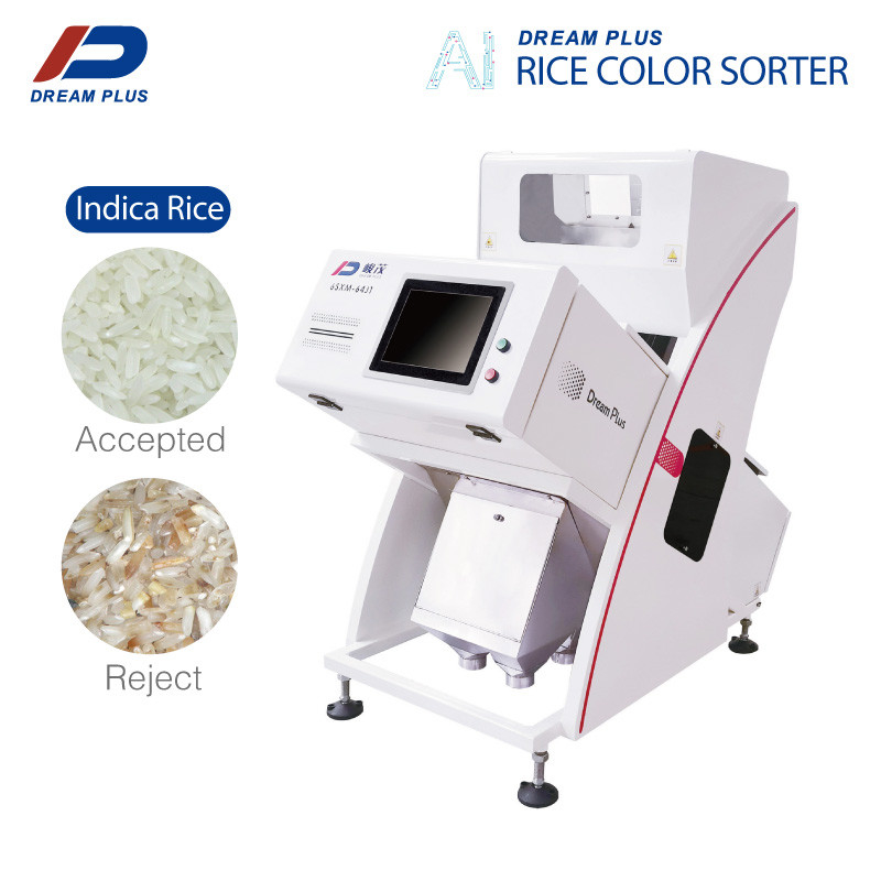 Exactitude spéciale 0,9 de Mini Rice Color Sorter 99,9% - 1.5T/H