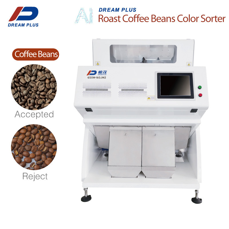 Le café industriel Bean Color Sorter RVB 160 de 2 descendeurs creuse des rigoles