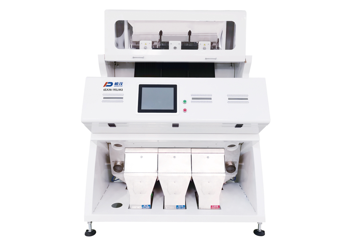 Machine de tri de couleur CCD de blé 3 goulottes 192 canaux