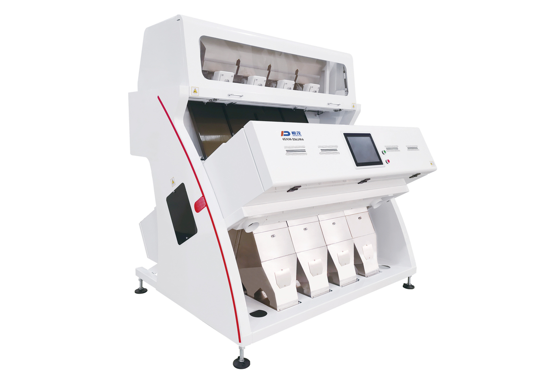 Machine de tri de couleur CCD pour l'agriculture 4 goulottes 256 canaux