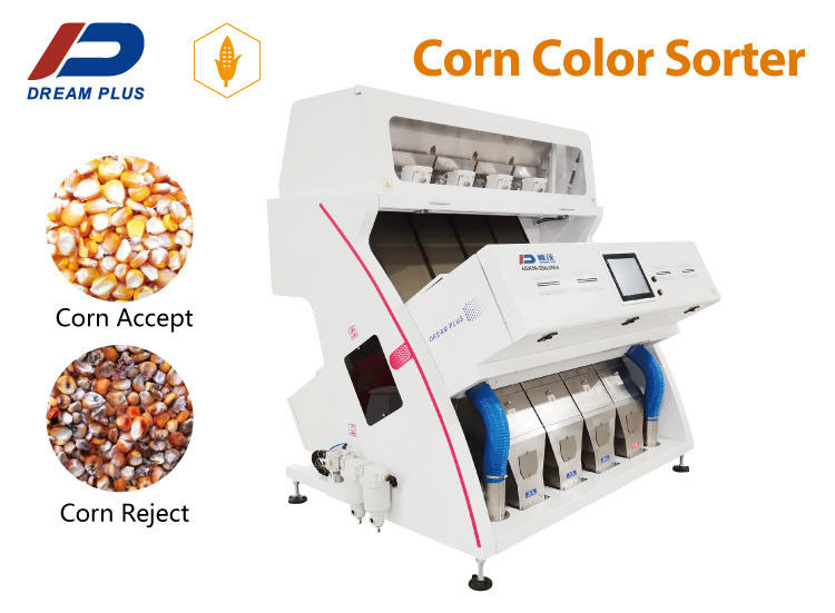 Système de alimentation à grande vitesse multifonctionnel de la trieuse AC220V 50Hz de couleur de maïs de riz
