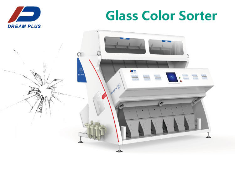 La Manche industrielle optique intelligente de la trieuse 384 de couleur pour le plastique en verre