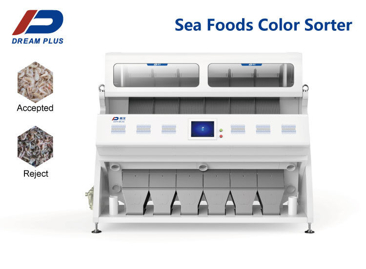 Machine de trieuse de couleur de CCD de capture d'image pour les fruits de mer secs de crevette